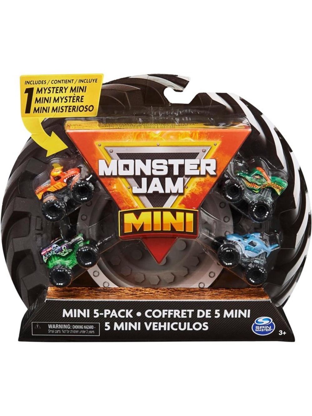 Monster Jam Mini 5-Pack w/ Mystery Vehicle | New Sealed